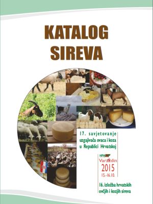 Katalog Državne izložbe ovčjih i kozjih sireva, Varaždin 2015.